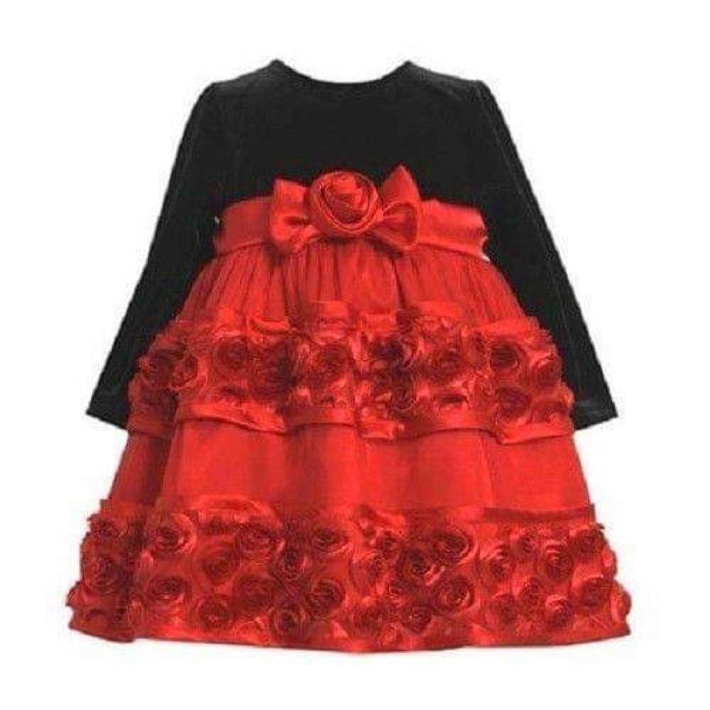Bonnie Jean Grisl Red Bonaz Pageant Dress New